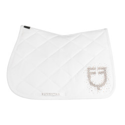 Tapis de selle mixte avec logo en strass Equestro