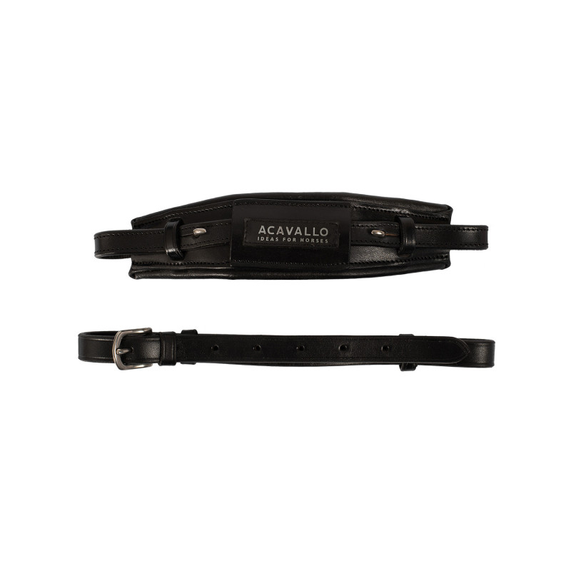 Muserolle en cuir pour hackamore Acavallo