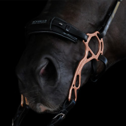 Muserolle en cuir pour hackamore Acavallo