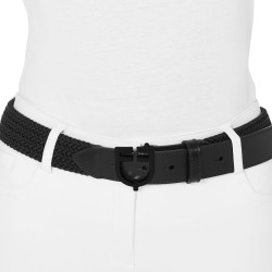 Ceinture élastique avec boucle logo Equestro