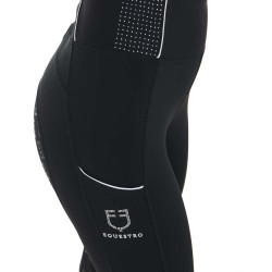 Legging d'équitation femme slim fit avec strass Equestro