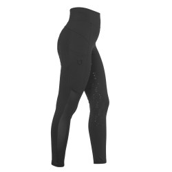 Legging d'équitation femme slim fit avec mesh Equestro