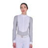 Polo de concours femme à manches longues et zip Equestro