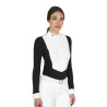 Polo de concours femme à manches longues et zip Equestro