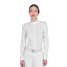 Polo de concours femme à manches longues et zip Equestro