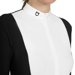 Polo de concours femme à manches longues et zip Equestro