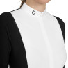 Polo de concours femme à manches longues et zip Equestro