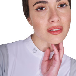 Polo de concours femme à manches longues et zip Equestro