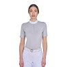 Polo de concours femme à boutons cachés Equestro
