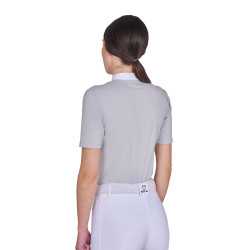 Polo de concours femme à boutons cachés Equestro