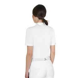 Polo de concours femme à boutons cachés Equestro