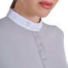 Polo de concours femme à boutons cachés Equestro