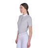 Polo de concours femme à boutons cachés Equestro