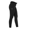Pantalon d'equitation femme full grip avec logo strass Equestro