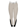 Pantalon d'equitation femme full grip avec logo strass Equestro