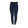 Pantalon d'equitation femme full grip avec logo strass Equestro