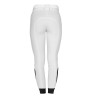 Pantalon d'equitation femme full grip avec logo strass Equestro