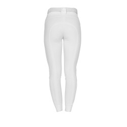 Pantalon d'equitation femme full grip avec logo strass Equestro