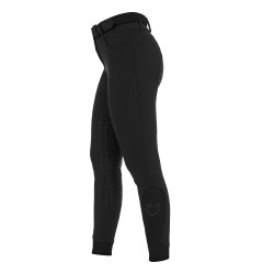 Pantalon d'equitation femme full grip avec logo strass Equestro