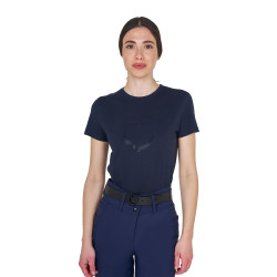 Tee-shirt femme logo glossy Equestro