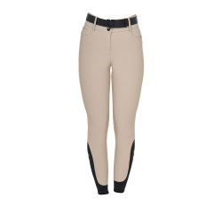 Pantalon d'equitation femme avec logo strass Equestro