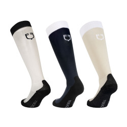 Set de 3 paires de chaussettes basiques Equestro