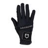 Gants d'équitation techniques avec logo multicolore Equestro