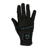 Gants d'équitation techniques avec logo multicolore Equestro