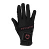 Gants d'équitation techniques avec logo multicolore Equestro
