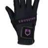 Gants d'équitation techniques avec logo multicolore Equestro
