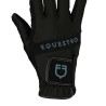 Gants d'équitation techniques avec logo multicolore Equestro
