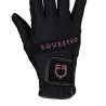 Gants d'équitation techniques avec logo multicolore Equestro