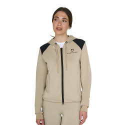 Sweat court zippé pour femme Equestro