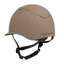 Casque logo embossé visière polo Equestro