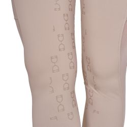 Legging femme slim fit inserts micro mesh