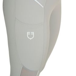 Legging femme slim fit inserts micro mesh