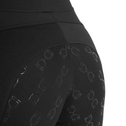 Legging femme slim fit inserts micro mesh