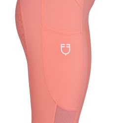 Legging femme slim fit inserts micro mesh