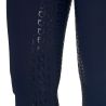 Pantalon d'equitation femme full grip avec logo strass Equestro