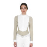 Polo de concours femme à manches longues et zip Equestro