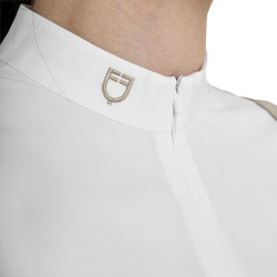 Polo de concours femme à manches longues et zip Equestro