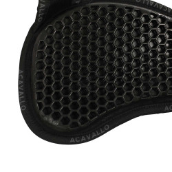 Amortisseur MF-S WFS suède et gel hexagonal plat Acavallo