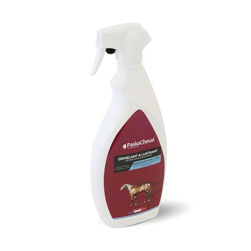 Démélant et lustrant en spray 1 L Paska