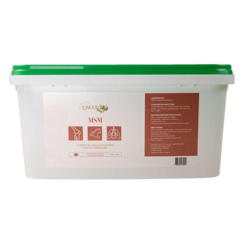 Ungula Naturalis MSM en poudre 1,5Kg - complément alimentaire