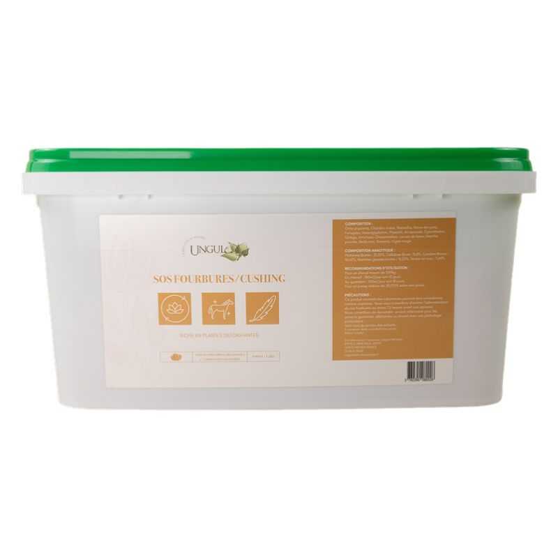 Ungula Naturalis mélange de plantes SOS fourbure et soutien Cushing 1,8L – Complément alimentaire