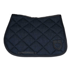 Tapis de selle mixte denim Equestro