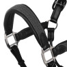 Licol en cuir et nylon tressé Equestro