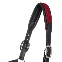 Licol en cuir et nylon tressé Equestro