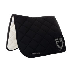 Tapis de selle dressage avec logo en strass Equestro