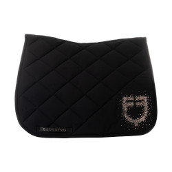 Tapis de selle dressage avec logo en strass Equestro